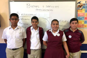 Students appointed as mangrove guardians.