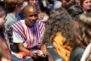 YoSA student at the LIYSF opening ceremony