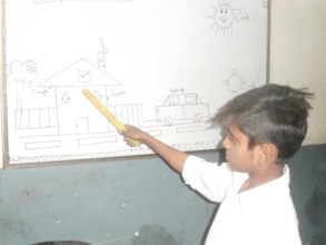 Ali participating in class