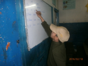 In school