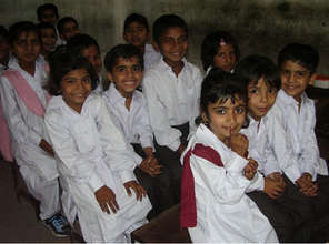 Students pose in their shiny new uniforms