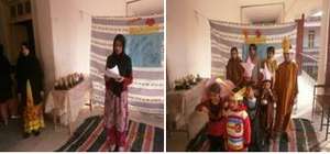 Students deliver speeches and poetry performances