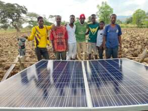 Bila Youth Group Solar Pump for irrigation