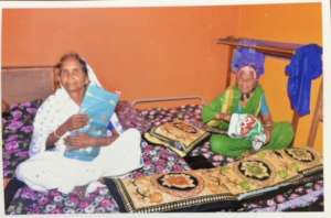 2 of our oldaged women are about to go to sleep
