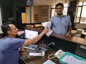 Blood issue to patient relative