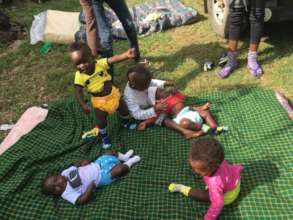 Young residents at Agatha Amani House