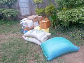 Safaricom Food donations to the shelter