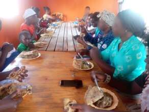 Lunch group photo during Mashujaa Day