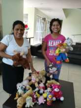Karina with her mother