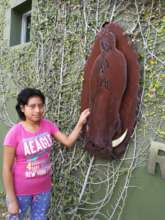 Karina in the garden