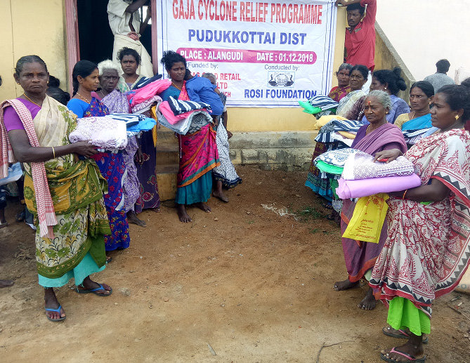 GAJA CYCLONE RELIEF AND RESCUE PROGRAM
