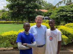 Visiting our high school students