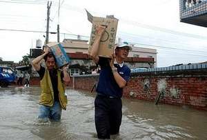 Flooded streets