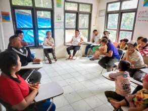 Distributed student's book reports to the parents