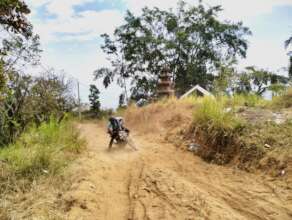 On the way to the school