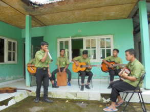 Preparation for Education Day performance