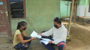 Distributing lessons materials to student's home