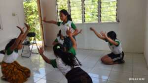 Practice for Independence Day celebration