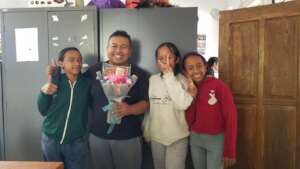 Flower for our teachers at National Teacher's Day