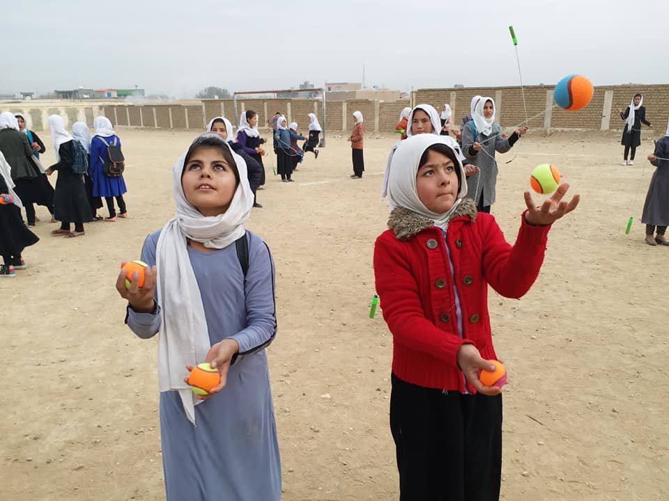 Cheerful Afghan Winter & Summer