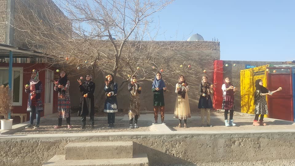 Cheerful Afghan Winter & Summer