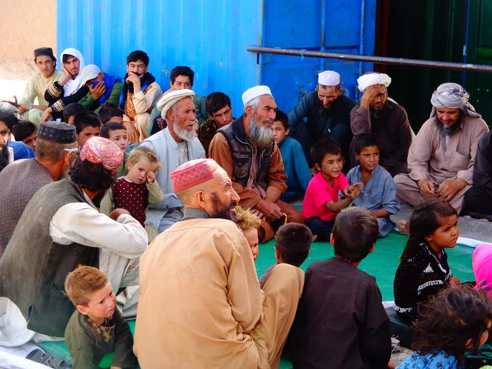Cheerful Afghan Winter & Summer