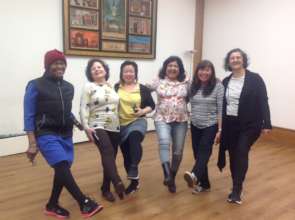 Carers on a Line Dancing Course