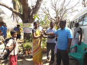 Planting Seedlings for Gaja Cyclone Victims
