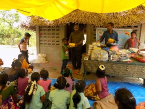 Distribution of Benefit materials to Target Child