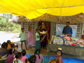 Distribution of Benefit materials to Target Child