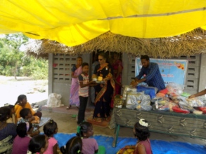 Distribution of Benefit materials to Target Child