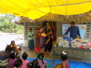 Distribution of Benefit materials to Target Child