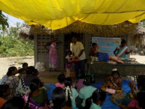 Distribution of Benefit materials to Target Child