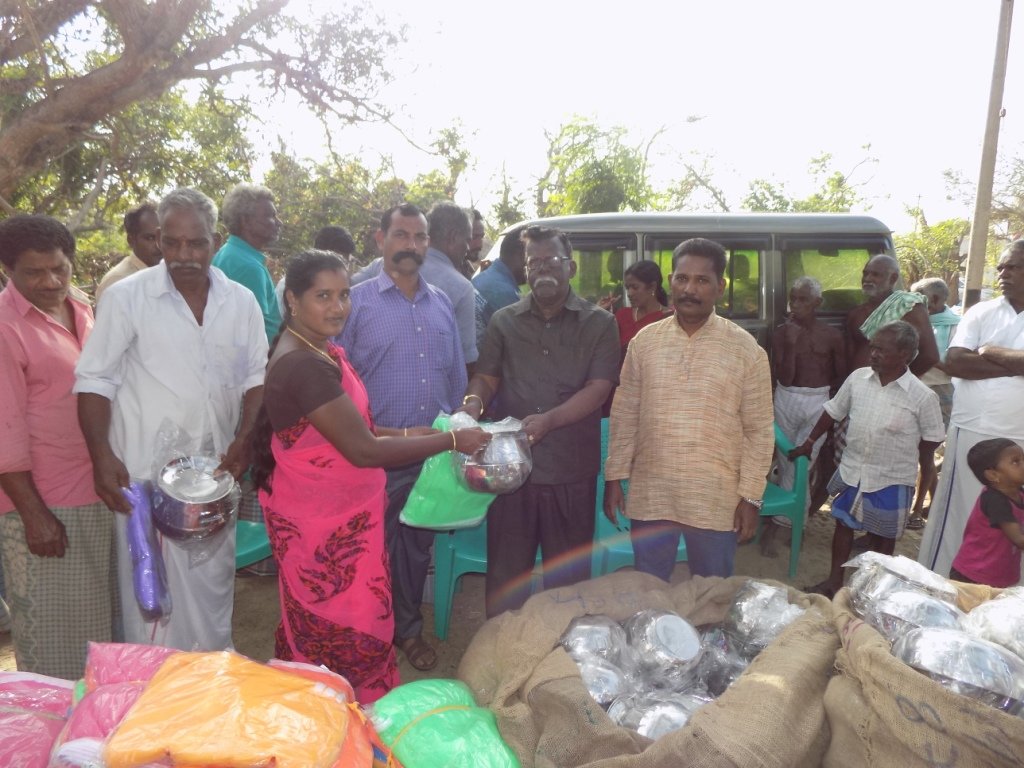 Relief and Recovery to Gaja Cyclone Hit Tamilnadu