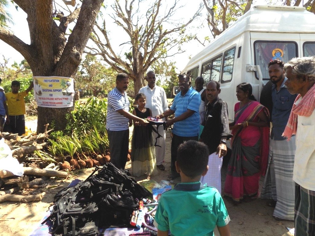 Relief and Recovery to Gaja Cyclone Hit Tamilnadu