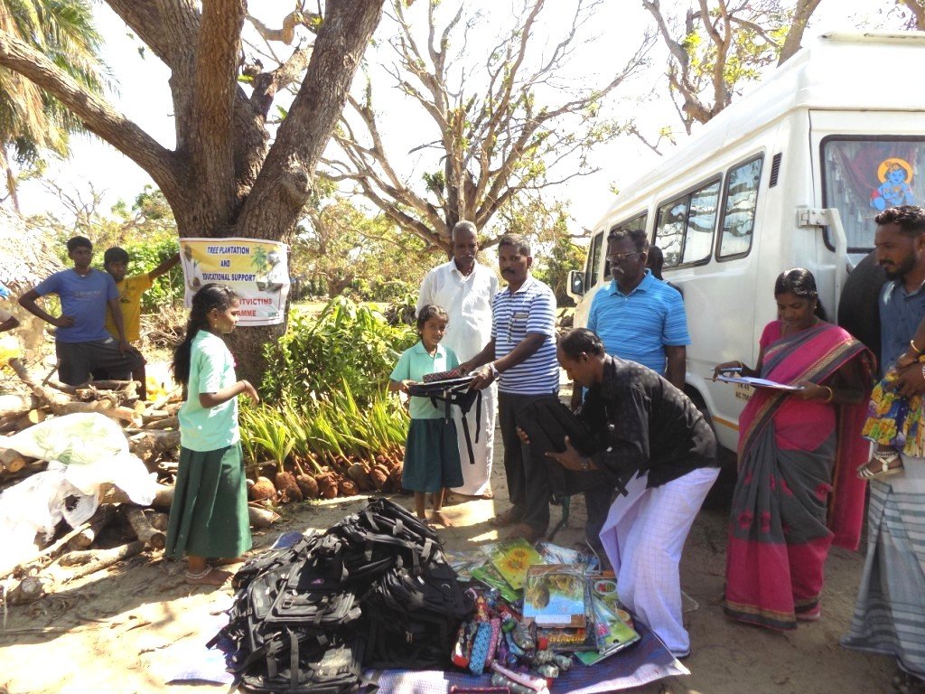 Relief and Recovery to Gaja Cyclone Hit Tamilnadu