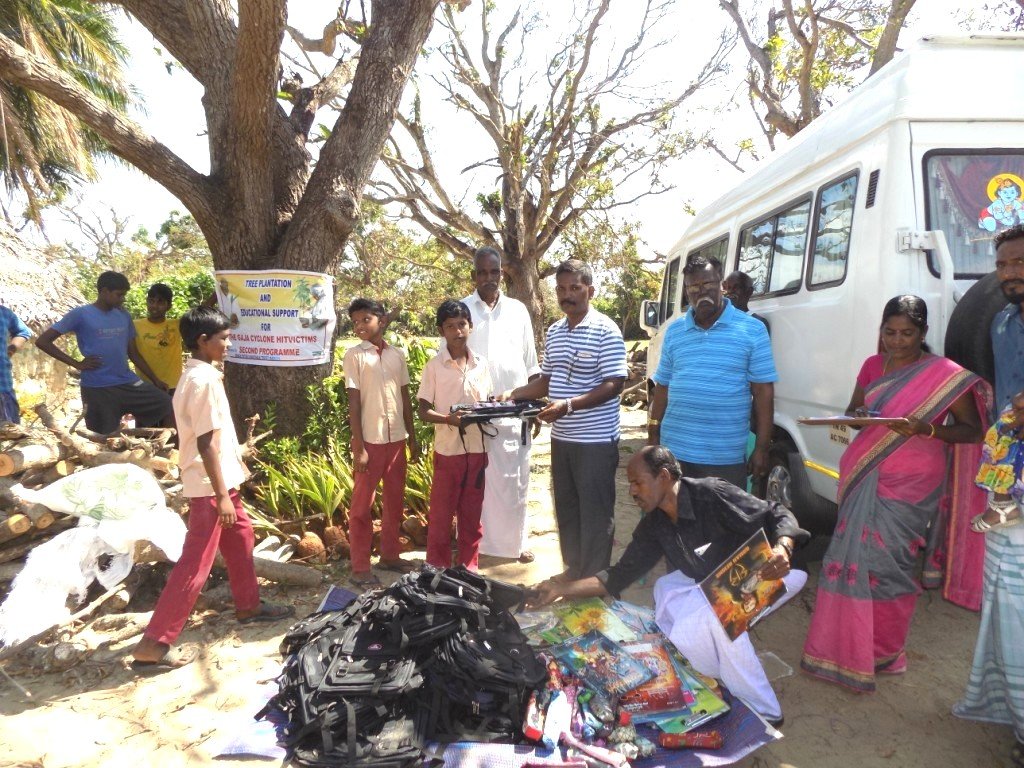 Relief and Recovery to Gaja Cyclone Hit Tamilnadu