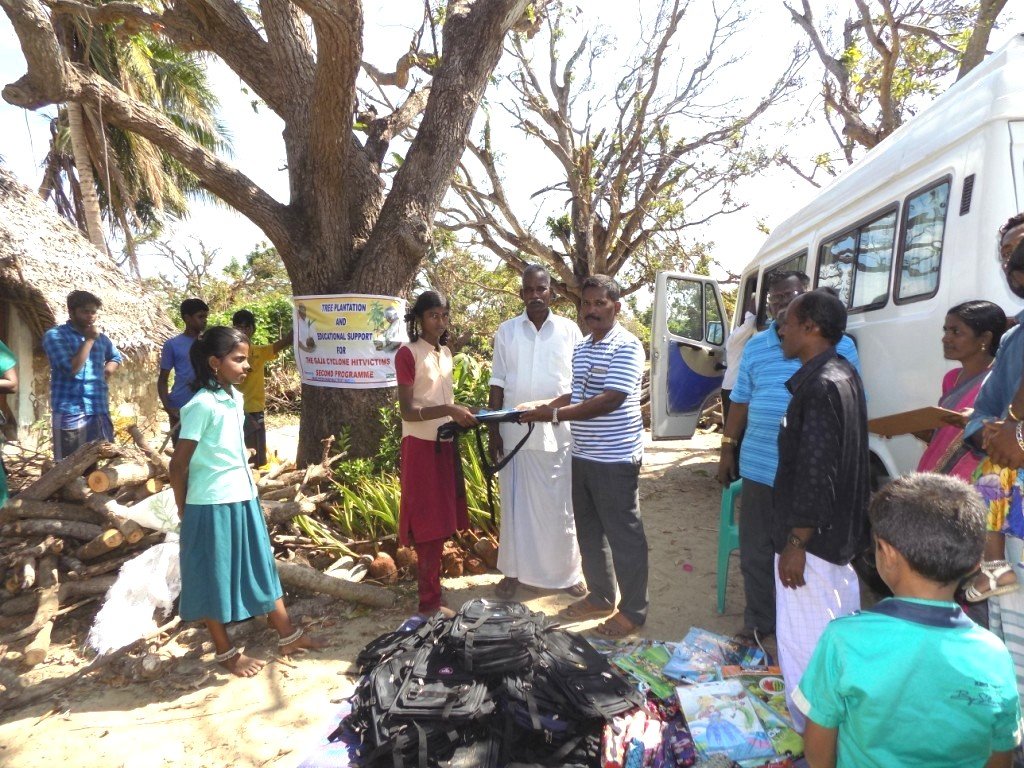 Relief and Recovery to Gaja Cyclone Hit Tamilnadu