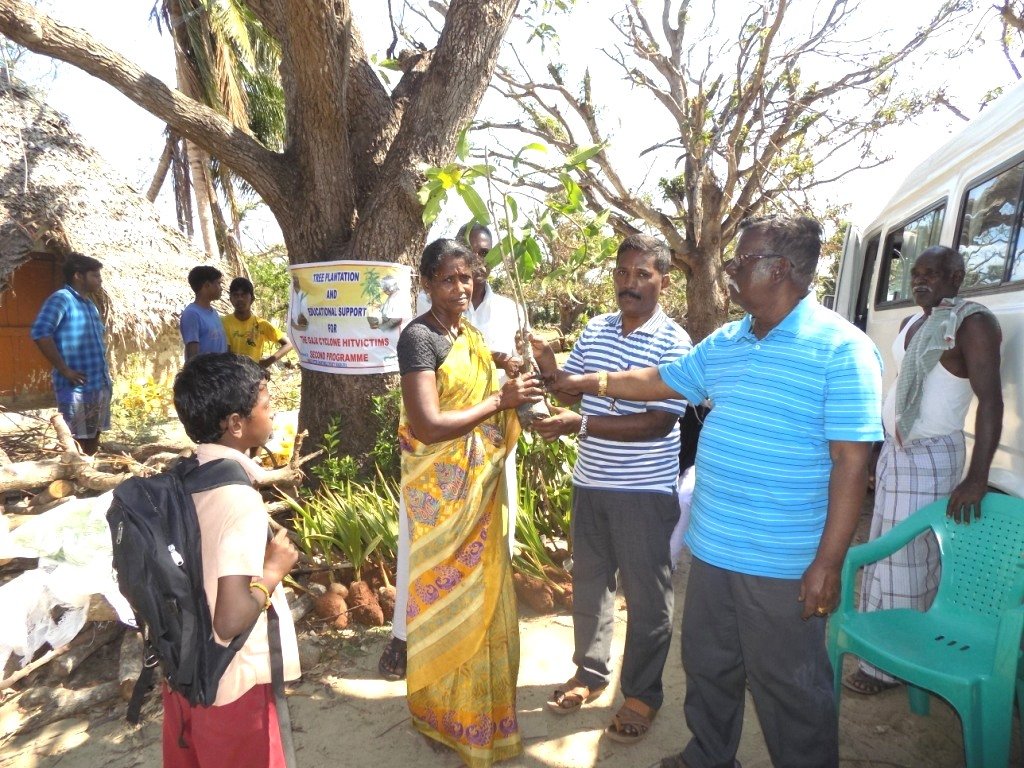 Relief and Recovery to Gaja Cyclone Hit Tamilnadu
