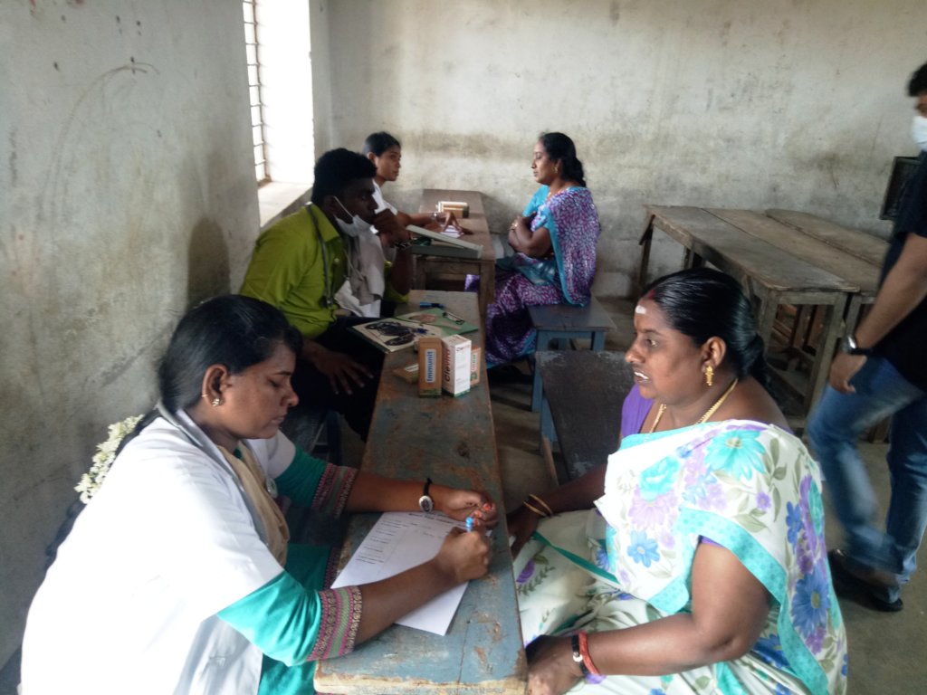 Health Camps for GAJA Cyclone Survivors