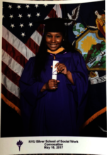 Erica Davis graduation NYU School of Social Work