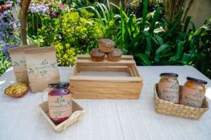 Mermelade artesanal in product fair.