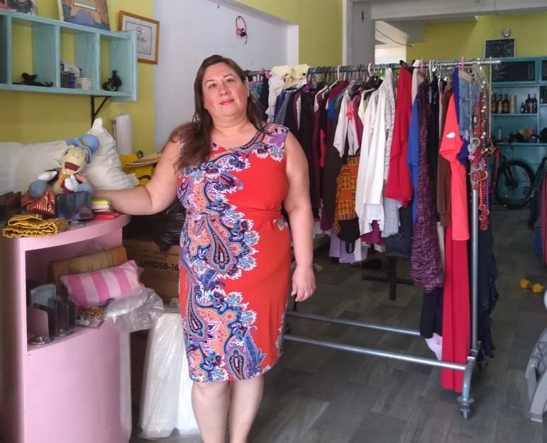 Marisela started a small bazaar to obtain funds.