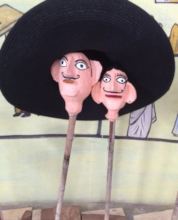 Puppets made by our students
