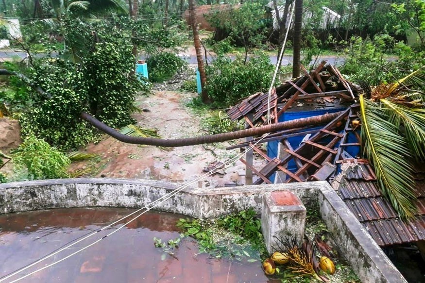 Devastation of Cyclone Gaja in South India