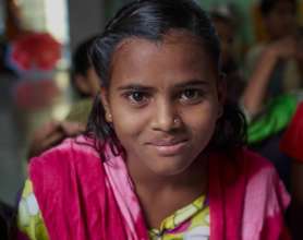 One of our hostel students