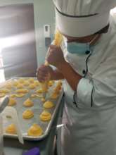 Jacobo making yummy desserts