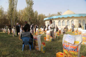 food package distribution in Baghlan