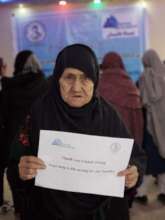 Humanitarian aid distribution in Kabul