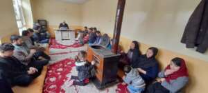 Humanitarian aid distribution in Kabul
